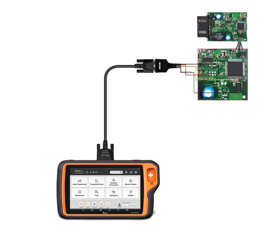 Work with Xhorse VVDI Key Tool Plus Pad