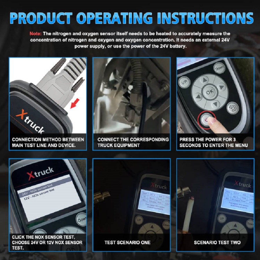 Xtruck Y005 OXYGEN SENSOR Scanner