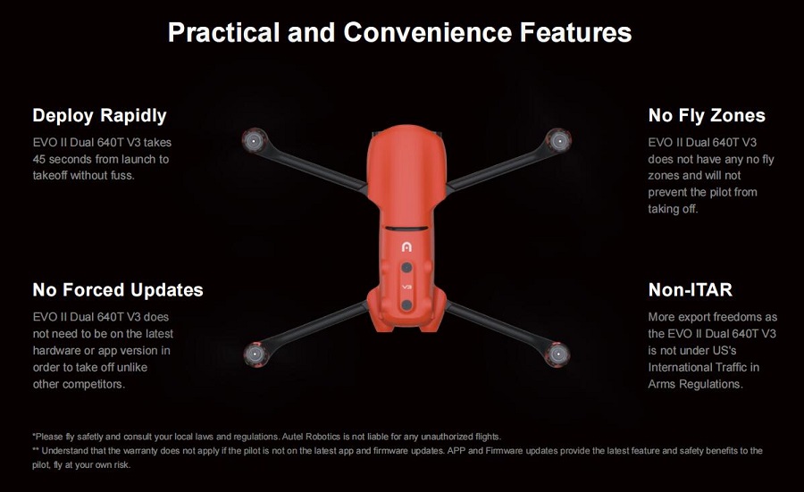 Autel EVO II Dual (640T)  Features