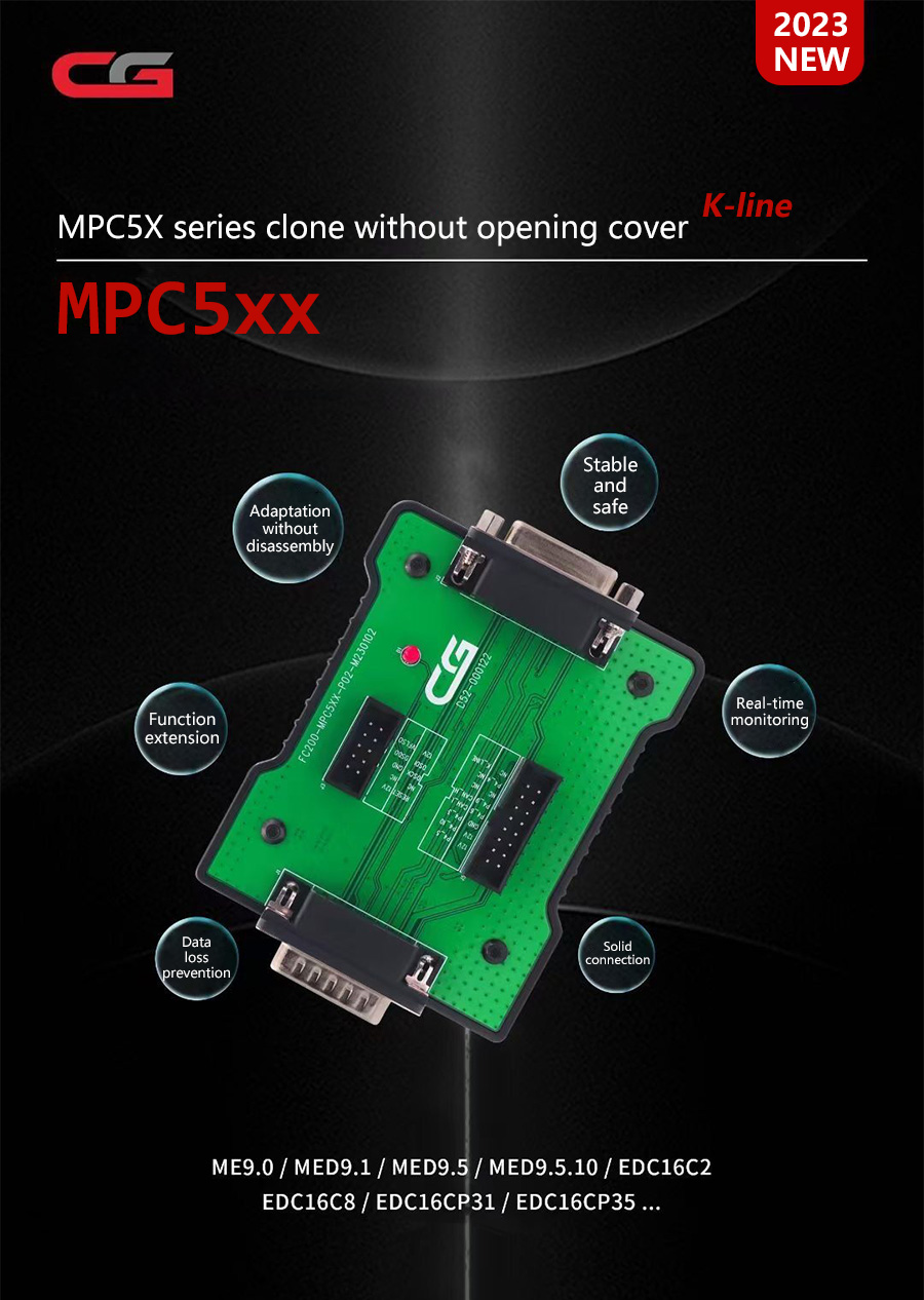 MPC5X series clone without opening cover