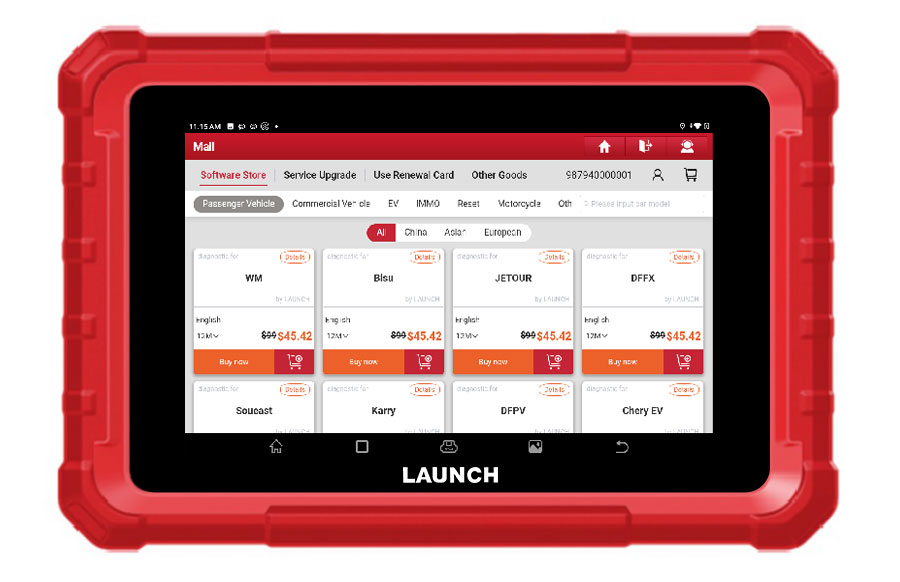 LAUNCH X431 PRO STAR Features